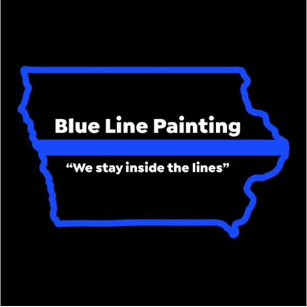 Blue Line Painting