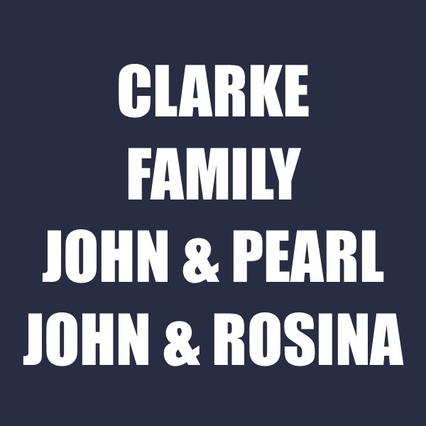 Clarke Family - John & Pearl / John & Rosina
