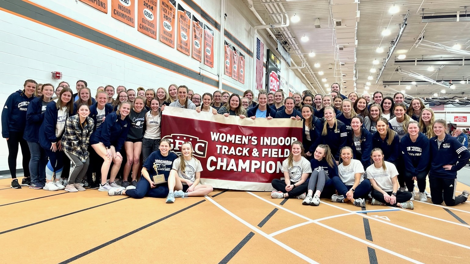 Puelz breaks meet record, women win sixth-straight GPAC title; men Puelz breaks meet record, women win sixth-straight GPAC title; men