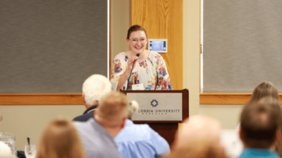 Dr. Raegan Skelton receives 2026 Concordia Nebraska Outstanding Teaching Award