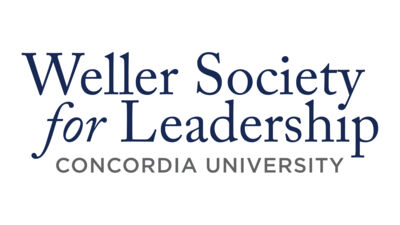 Text reading "Weller Society for Leadership"