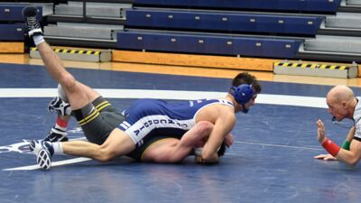 Burks, Duffy claim quick pins as Bulldogs move to 2-0 in GPAC