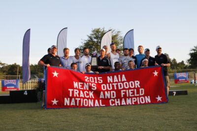 2015 Men's Outdoor Track National Champions group photo