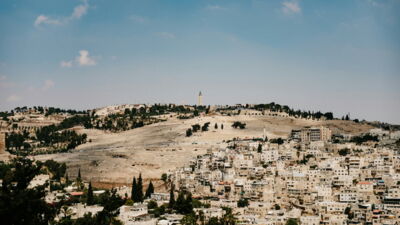 Mount of Olives in Jerusalem. 