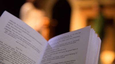 A picture of a script