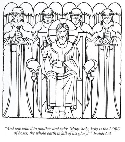 Illustration of Isaiah 6:3